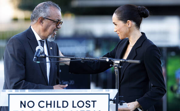 Violence en ligne: Meghan Markle à Genève pour les enfants victimes