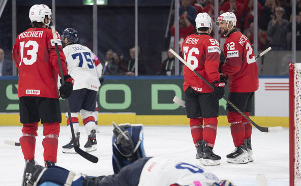 En battant les Britanniques, la Suisse se qualifie pour les quarts