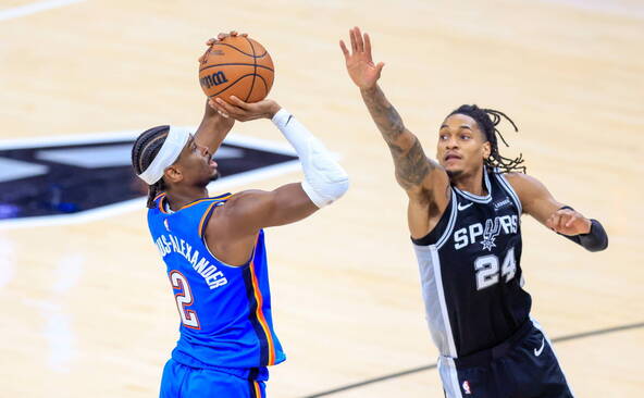 Le Thunder récupère l'avantage du terrain face aux Spurs