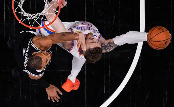 NBA: Les Spurs égalisent à 3-3 contre le Thunder