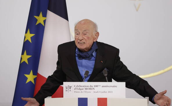 Le sociologue Edgar Morin est mort à l'âge de 104 ans
