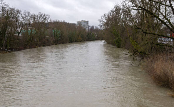 Les oeuvres d'Eric Alibert sur l'Arve au Musée de Carouge (GE)