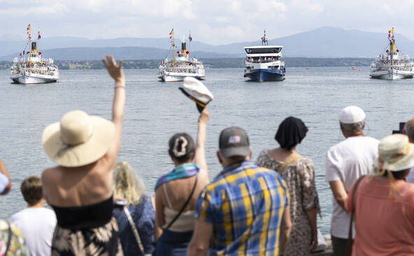 Nyon: la parade navale de la CGN a réuni plus de 8000 personnes