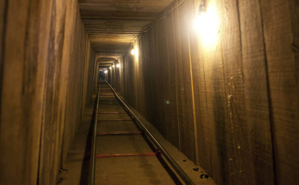 Tunnel dédié au trafic de coke entre la Californie et le Mexique