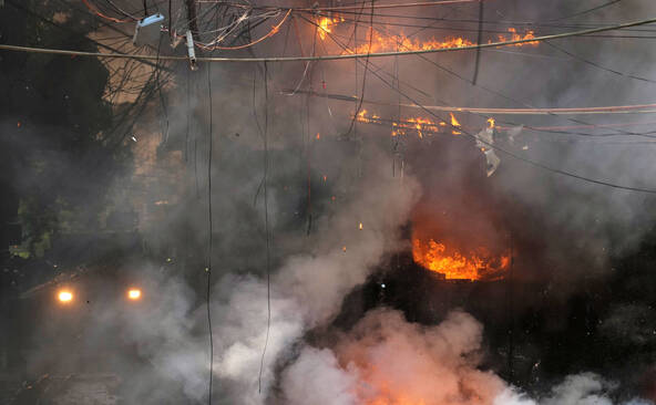 Au moins 21 morts dans l'incendie d'un hôtel à New Delhi