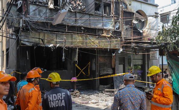 Au moins 21 morts dans l'incendie d'un hôtel à New Delhi