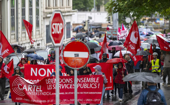 Fonctionnaires genevois: troisième jour de grève et de manif