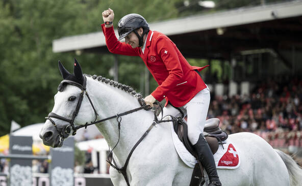 La Suisse gagne le Prix des nations à St-Gall