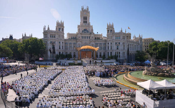 Plus de 1,2 million de personnes à Madrid pour la messe de Léon XIV