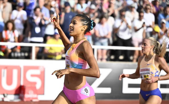 Audrey Werro signe le 3e temps de l'histoire: 1'53''98 sur 800 m
