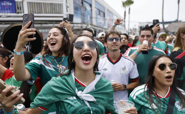 Une entame festive pour la communauté mexicaine