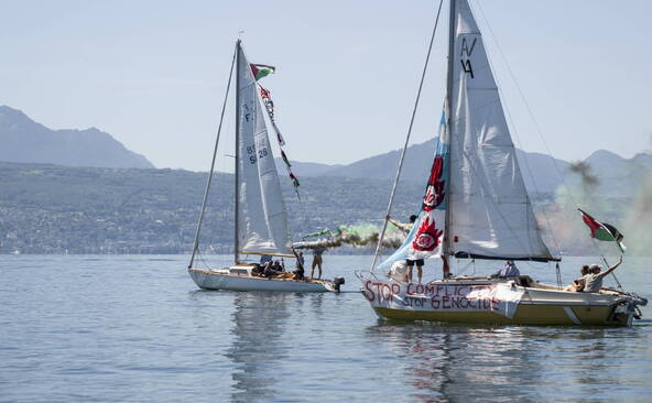 Une flotille pour Gaza sur le Léman