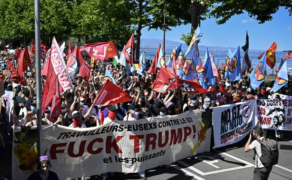 Manifestation anti-G7 à Genève: trois arrestations provisoires
