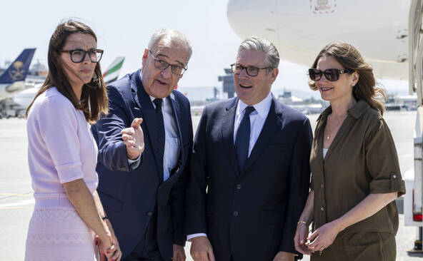 Le Britannique Starmer ouvre les feux sur le tarmac à Genève