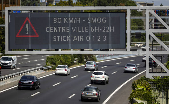 La qualité de l'air continue de s'améliorer à Genève