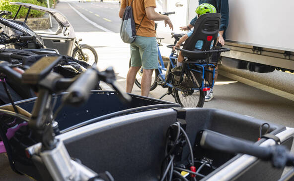 Pas de plaques d'immatriculation pour les vélos « longtail »