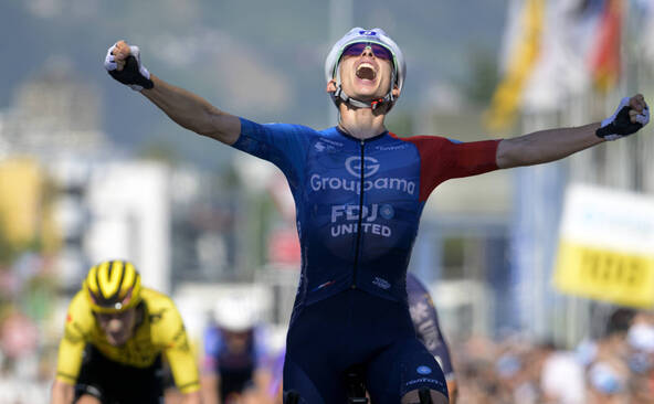 La 2e étape pour Romain Grégoire, Pogacar brille encore