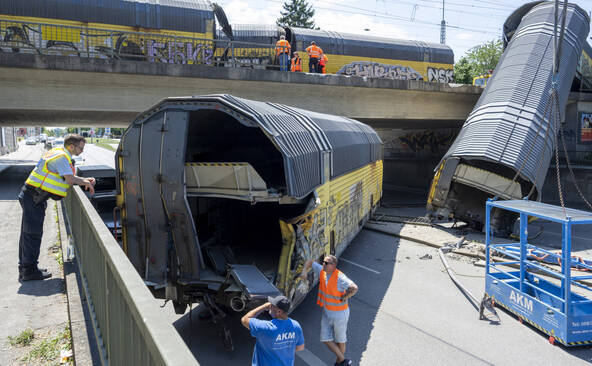 Un mort dans une collision de trains de marchandises à Munich
