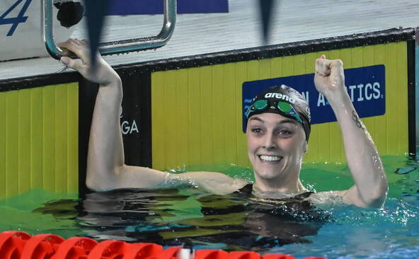Marrit Steenbergen bat le record du monde du 100 m nage libre