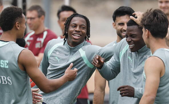 Entraînement au complet pour l'équipe de Suisse à San Diego