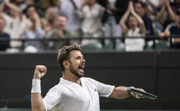 Wawrinka se bat comme un lion mais s'incline au premier tour