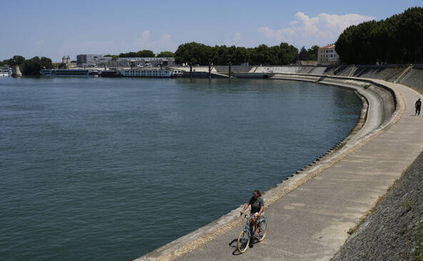 France: rencontre électrique entre l'eau de mer et le Rhône