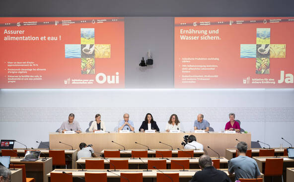 Le comité de l'initiative sur l'alimentation lance sa campagne