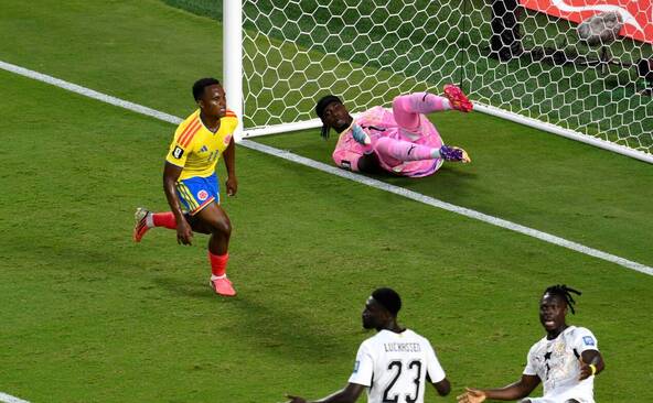 La Colombie élimine le Ghana et prend rendez-vous avec à la Suisse
