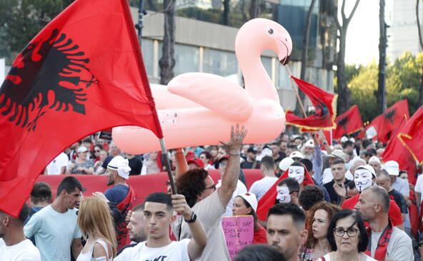 Tirana: mobilisation contre un projet immobilier lié aux Trump