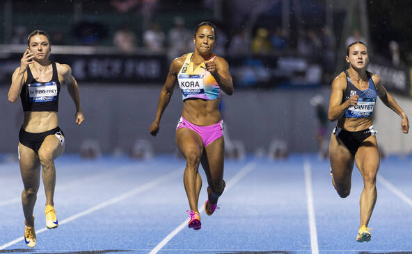 Géraldine Di Tizio-Frey sous les 11 secondes sur 100 m