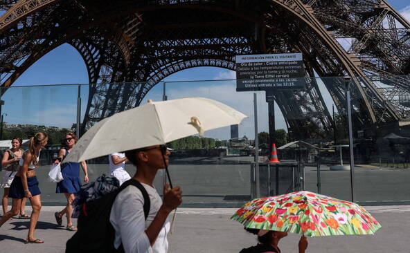 France: plus d'un tiers de la population en alerte canicule