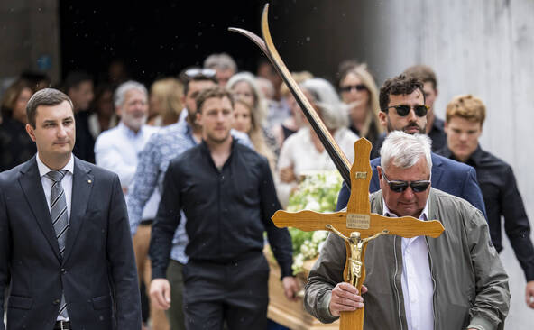 Les obsèques de Roland Collombin ont attiré la foule au Châble