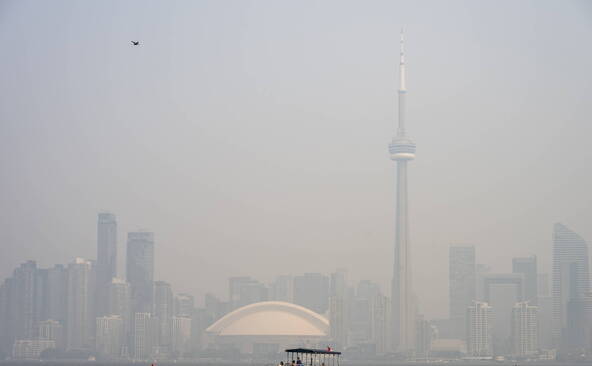 USA aussi touchés par la fumée des incendies au Canada