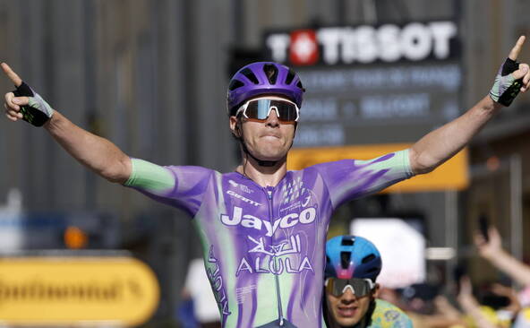 TdF: Mauro Schmid remporte sa première étape à Belfort
