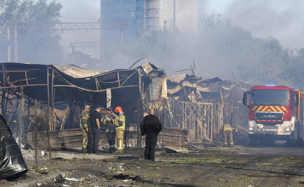 Nouvelle alerte aux missiles balistiques à Kiev: des explosions