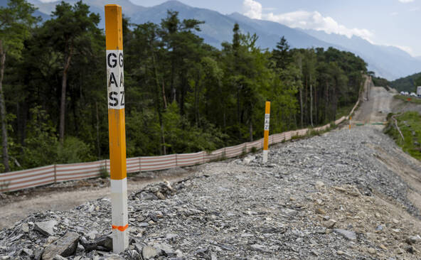 Traversée du Bois de Finges: travaux préliminaires bien avancés