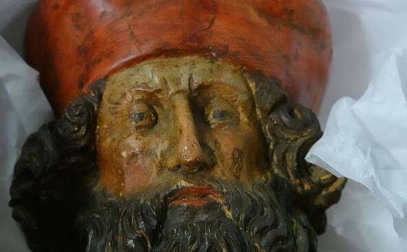 Baltschieder: le Musée alpin de Berne restitue la statue d'un saint