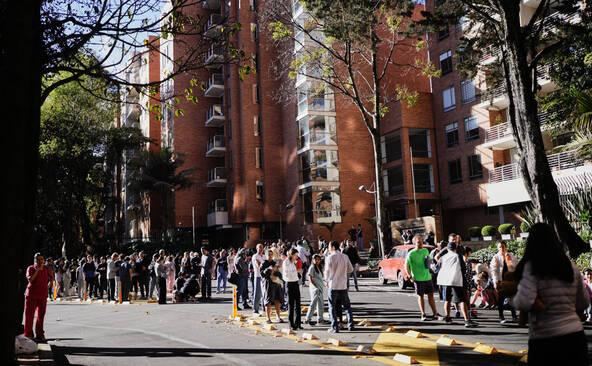 Colombie: séisme de magnitude 7,4 ressenti à Bogota