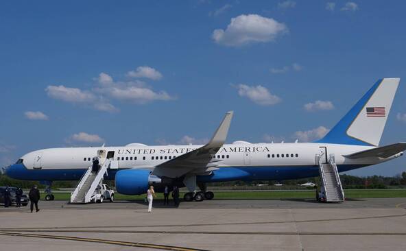 Otan: Trump avait changé d'avion en raison de menaces iraniennes