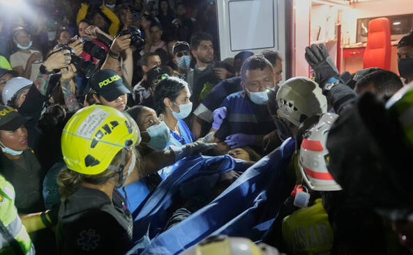 Séisme en Colombie: mort de la femme qui avait été secourue mardi