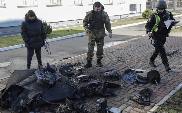 Des explosions à Kiev après une alerte aux missiles balistiques