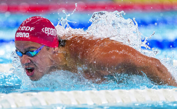 Européens: le relais suisse du 4x100 m 4 nages en finale
