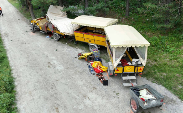 Grisons: un mort et douze blessés dans un accident de calèche