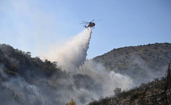 Incendies sur l'île de Salamine, près d'Athènes : deux morts