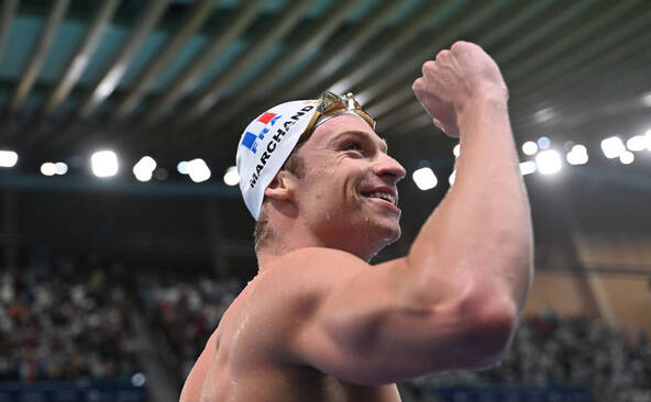 Marchand survole le 400 m libre à Paris