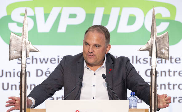 Assemblée de l'UDC: Marcel Dettling défend la neutralité