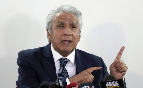 Equateur: l'ancien président Moreno condamné à cinq ans de prison