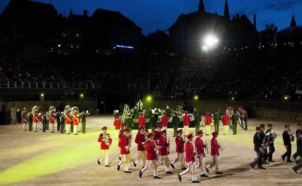 « Ranz des vaches » et show aérien pour la 20e d'Avenches Tattoo