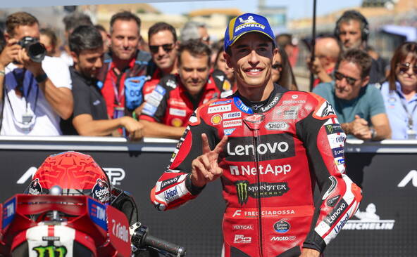 Marc Marquez remporte la course sprint en Aragon