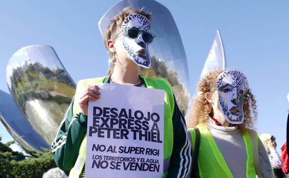 Argentine: manifestation contre le co-fondateur de Palantir